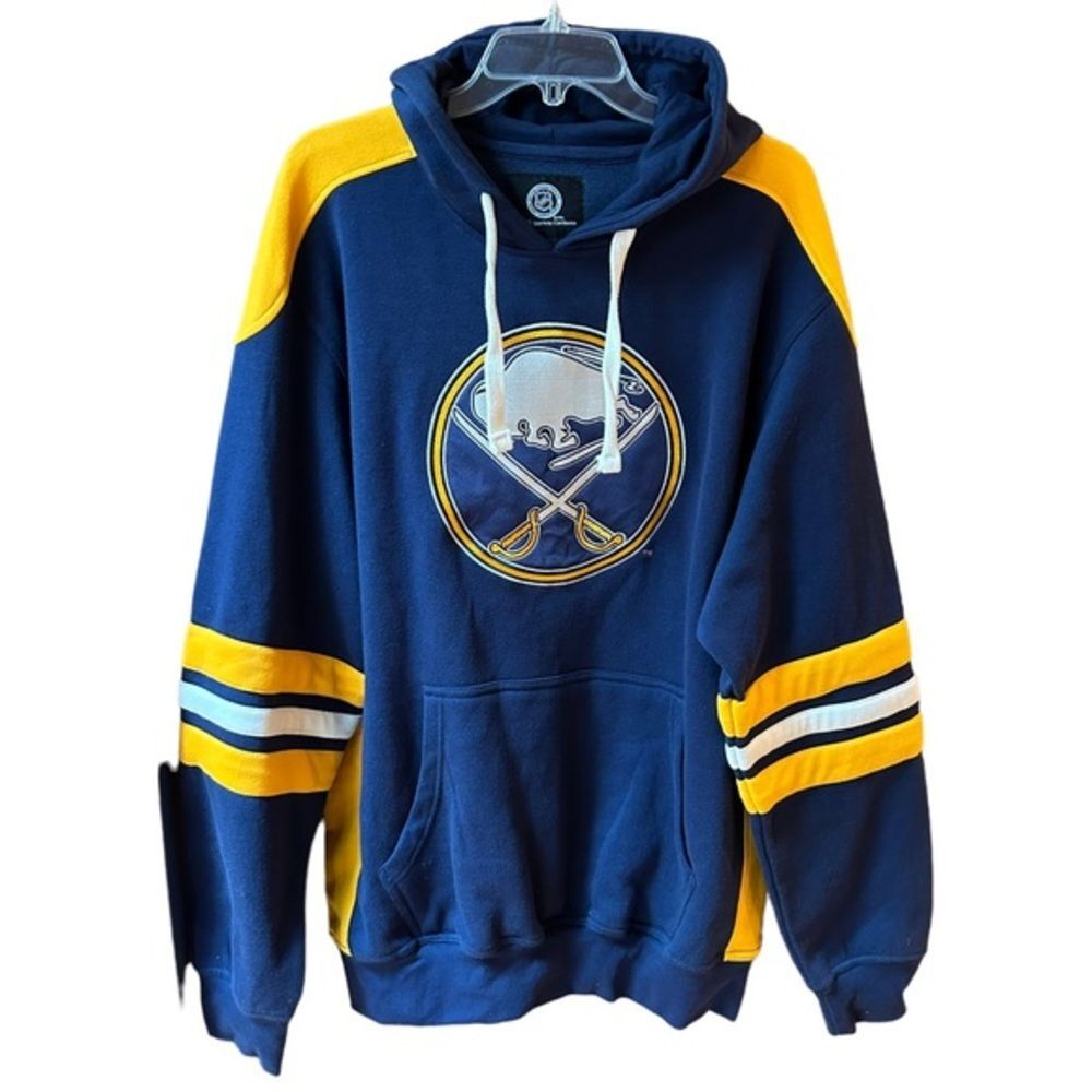 NHL Buffalo Sabres Hockey Team Hoodie‎ Sweatshirt L